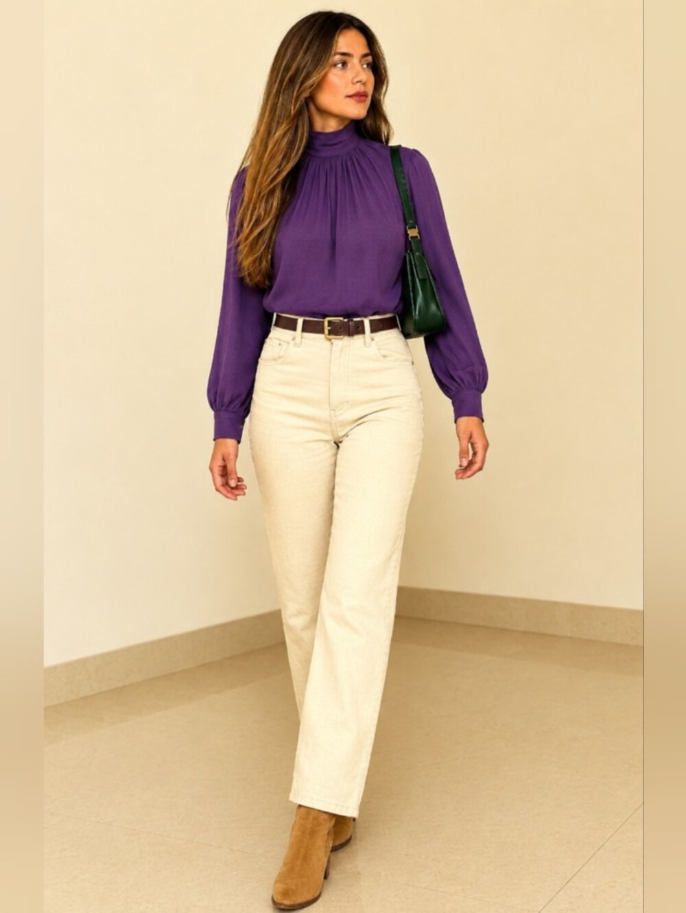 GLORIA VANDERBILT🐞Missy Soft Yellow Classic High Rise Jeans&Swan Logo Sz: 14/12